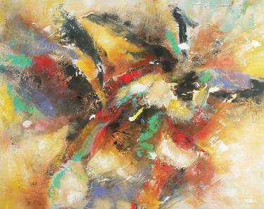 Print of Abstract Expressionism Abstract Paintings by Els Driesen