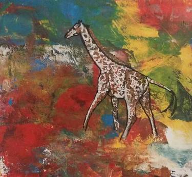 Print of Abstract Expressionism Animal Paintings by Els Driesen