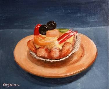 Original Expressionism Food Paintings by Els Driesen