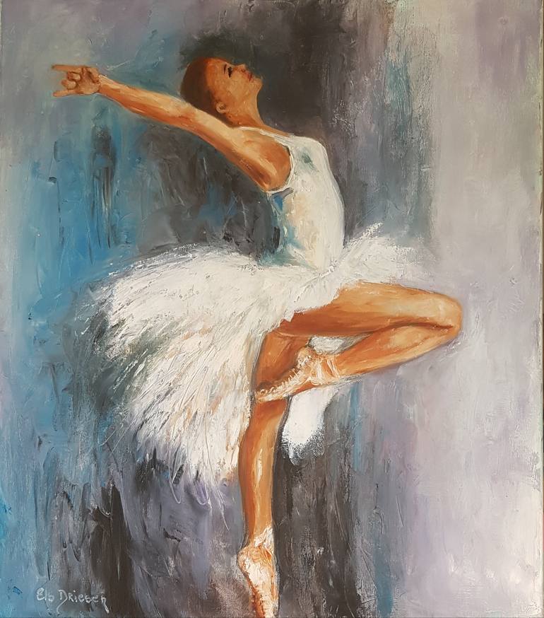 Ballerina 2 Painting by Els Driesen | Saatchi Art
