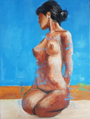Original Figurative Nude Paintings by Els Driesen