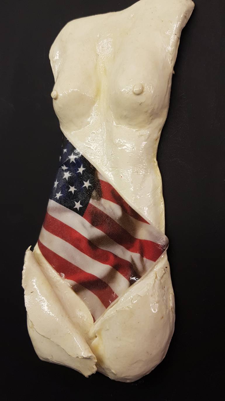 Original Conceptual Nude Sculpture by Els Driesen