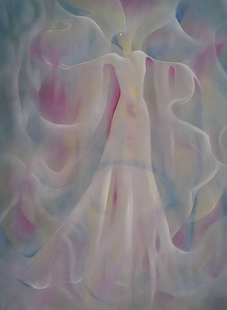 Original Surrealism Abstract Painting by Susan Cavaliere