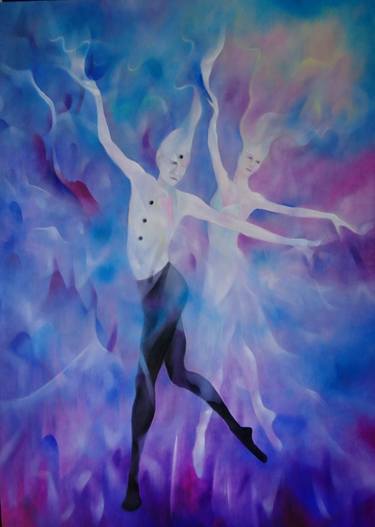 Original Figurative Abstract Paintings by Susan Cavaliere