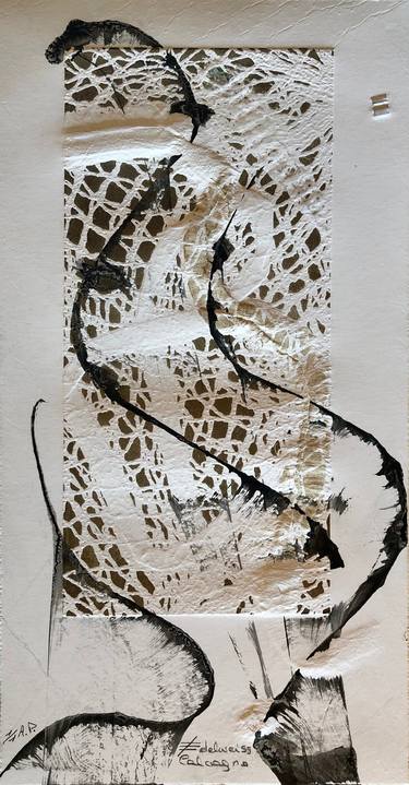 Original Abstract Printmaking by EDELWEISS CALCAGNO