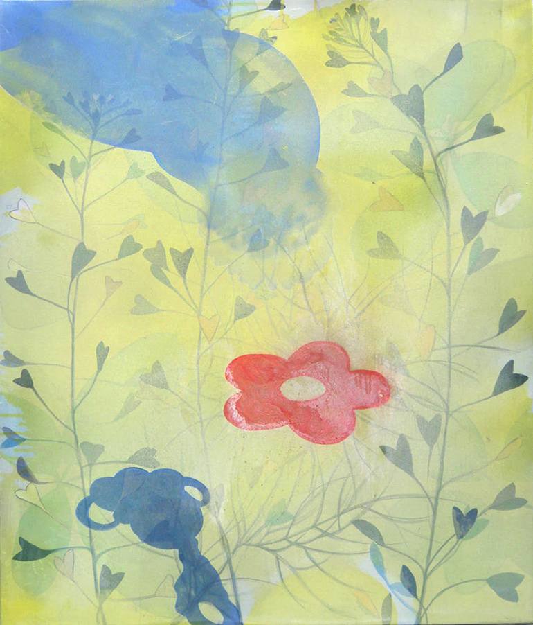 bee loud glade Painting by Jayne Reich Saatchi Art