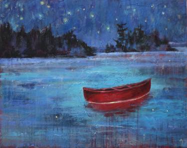 Print of Expressionism Boat Paintings by Holly Friesen