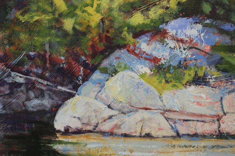Original Impressionism Landscape Painting by Holly Friesen