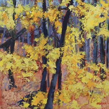 Original Expressionism Tree Paintings by Holly Friesen