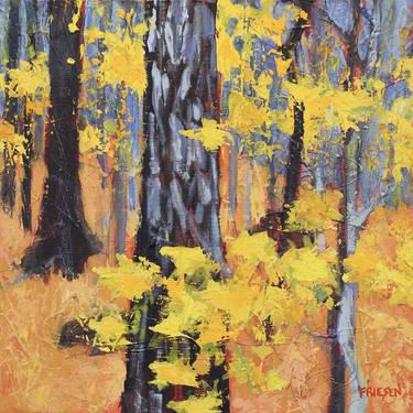 Original Impressionism Tree Paintings by Holly Friesen