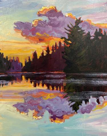 Original Impressionism Nature Paintings by Holly Friesen