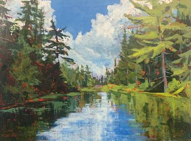 Original Impressionism Landscape Paintings by Holly Friesen