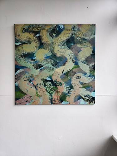 Original Abstract Expressionism Abstract Painting by Jan C. Tervoort