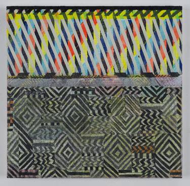 Original Abstract Geometric Paintings by Jennifer Sanchez
