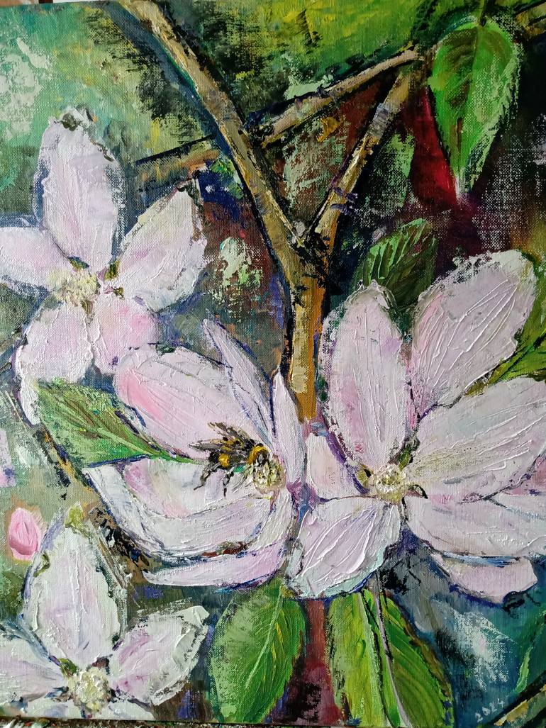 Original Figurative Nature Painting by Margriet Van Hees