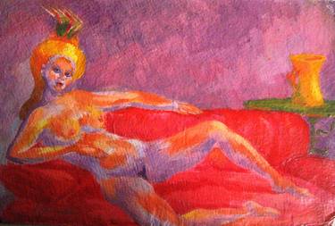 Original Erotic Painting by Jose Carlos Espinoza Robles