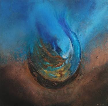 Original Abstract Painting by Fabien Bruttin
