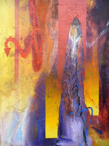 Original Abstract Expressionism Abstract Paintings by Fabien Bruttin