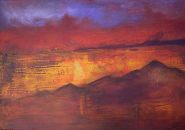 Print of Abstract Landscape Paintings by Fabien Bruttin