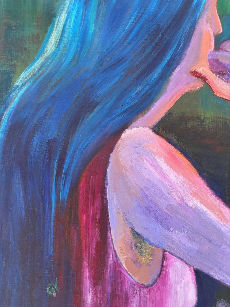 Original Contemporary Family Painting by Geeta Yerra