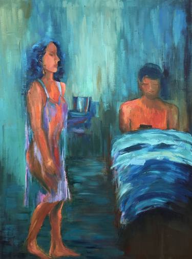 Original Figurative Family Paintings by Geeta Yerra