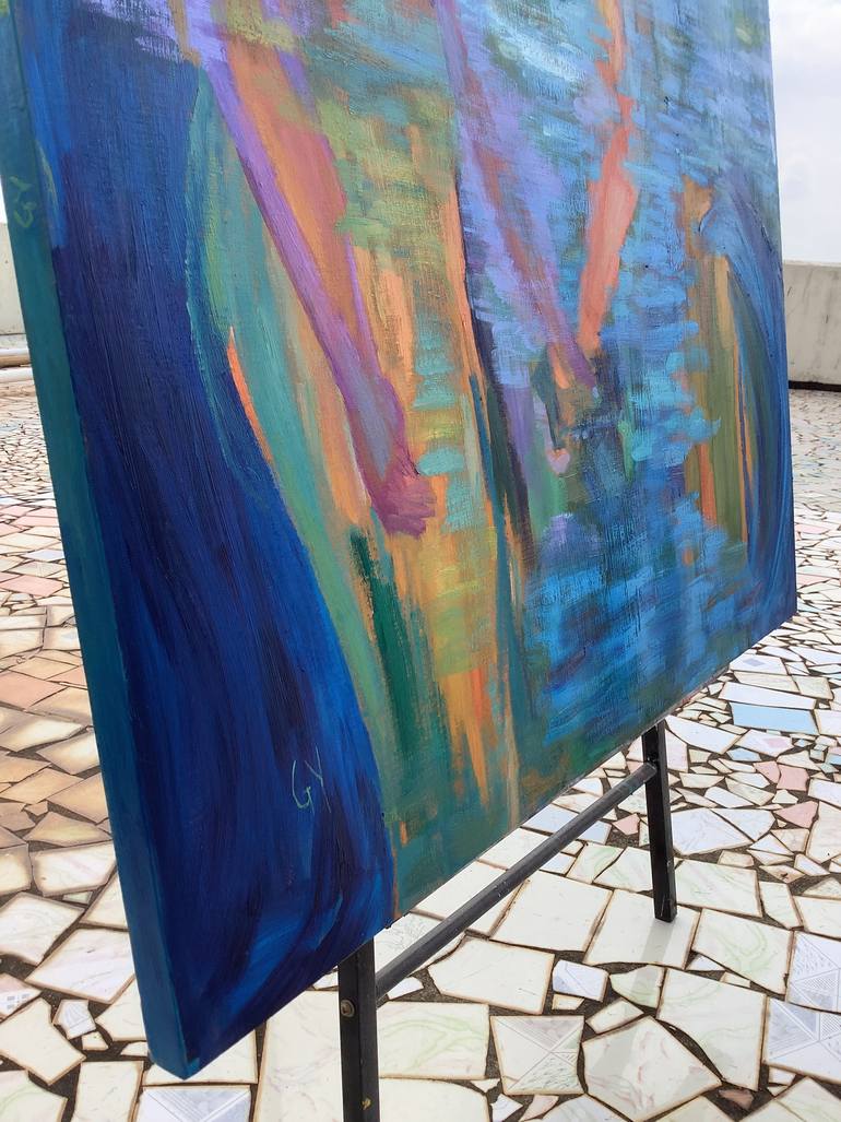 Original Conceptual People Painting by Geeta Yerra