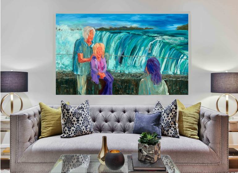 Original Contemporary People Painting by Geeta Yerra
