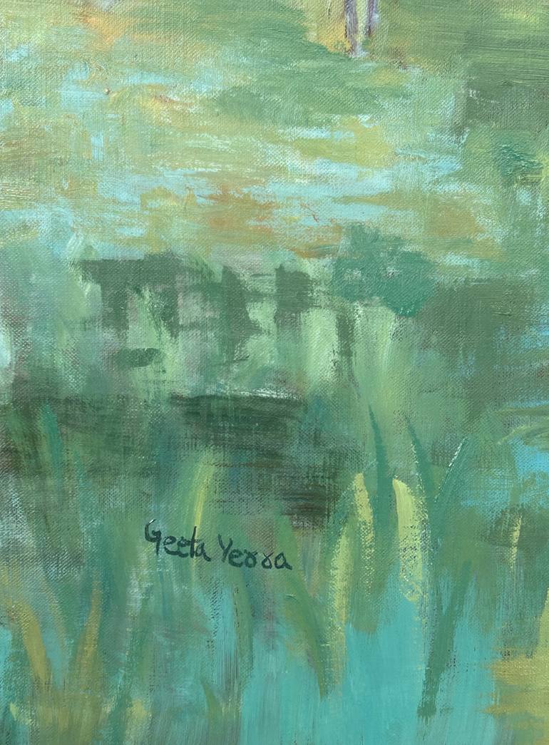 Original Surrealism People Painting by Geeta Yerra