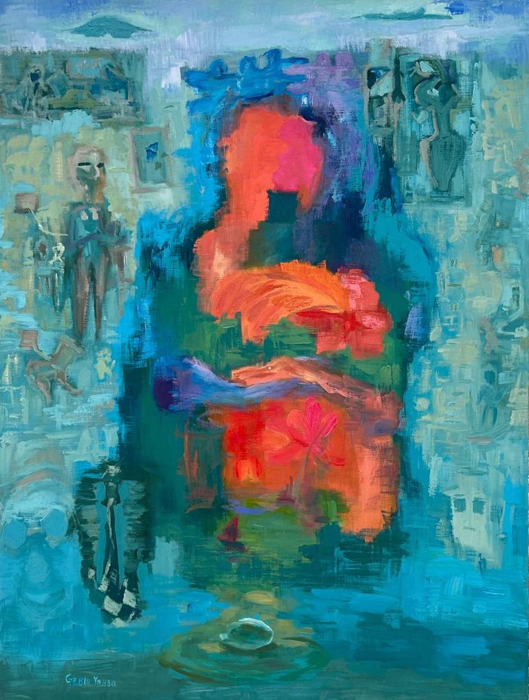 Print of Conceptual Love Paintings by Geeta Yerra