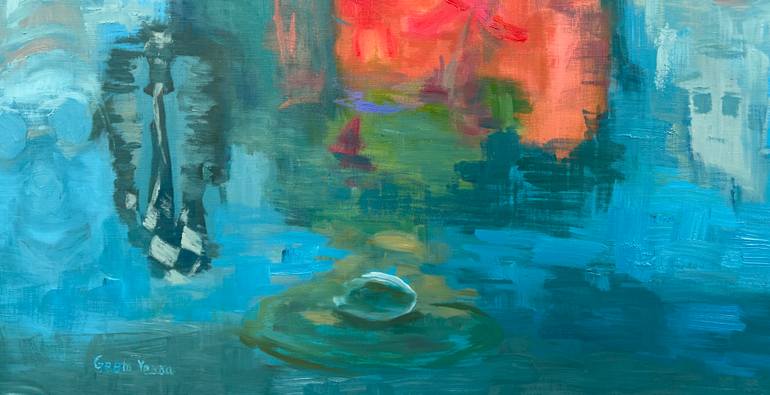 Original Conceptual Love Painting by Geeta Yerra