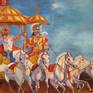 The Great Warrior Arjun ready to fight the battle of Mahabharat ! Wherever Lord Krishna is the charioteer and archer is Arjuna the victory is confirmed.

This is an original artwork by Geeta Biswas.

Work: Original Oil Painting, One of a Kind
Medium: W & N artist quality water soluble oil paints, stretched canvas
Year: 2015
