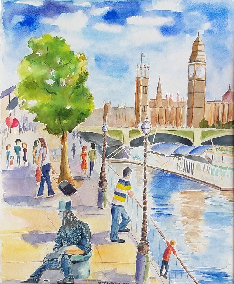 Print of Realism Places Paintings by Geeta Yerra