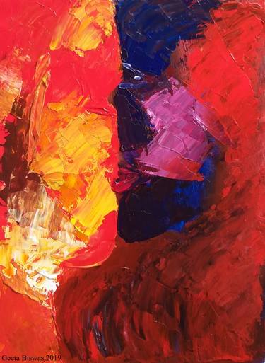 Original Abstract Expressionism Abstract Paintings by Geeta Yerra