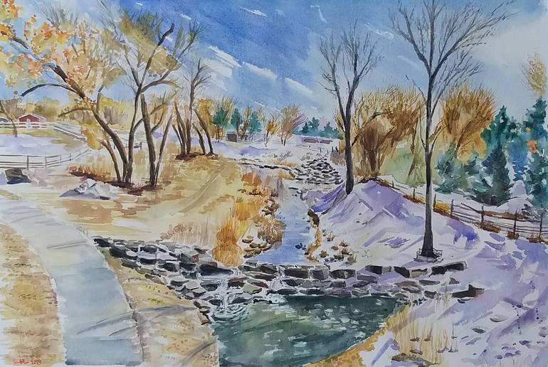 Original Landscape Painting by Geeta Yerra