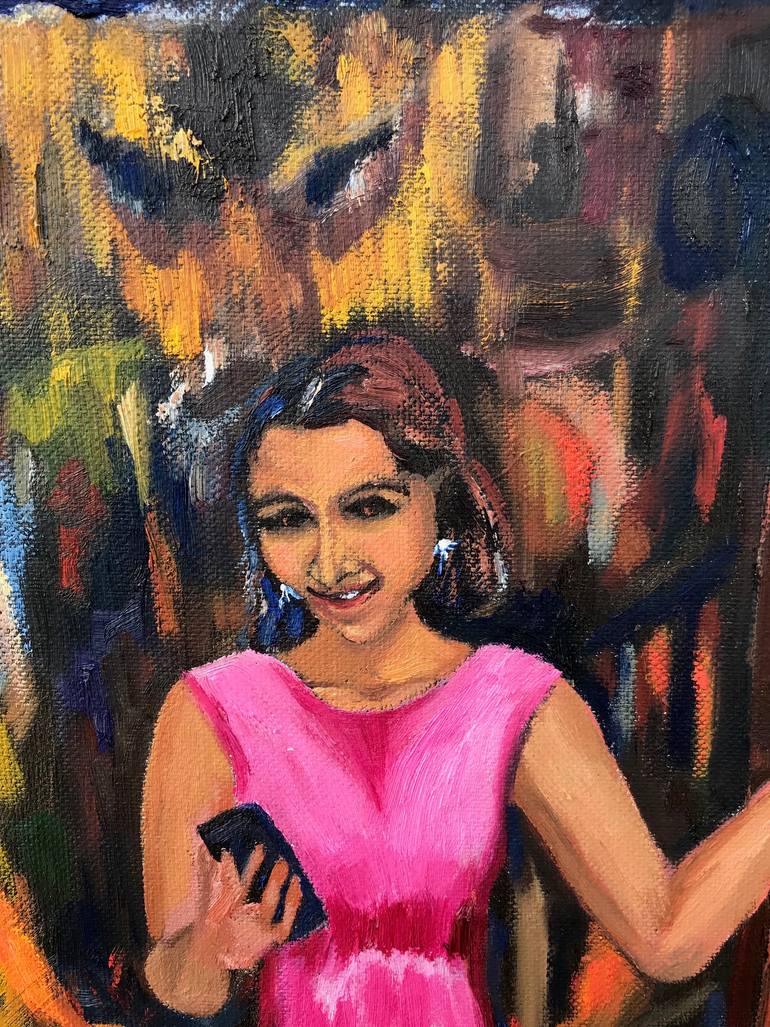 Original Fine Art World Culture Painting by Geeta Yerra