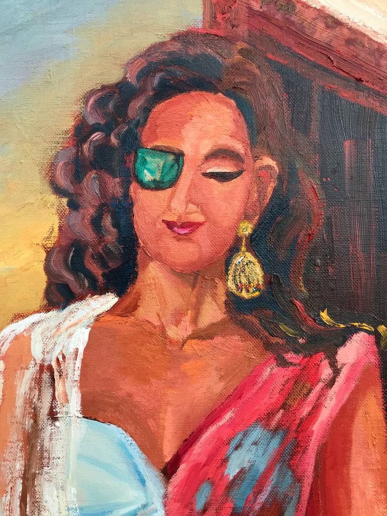 Original Conceptual Fashion Painting by Geeta Yerra