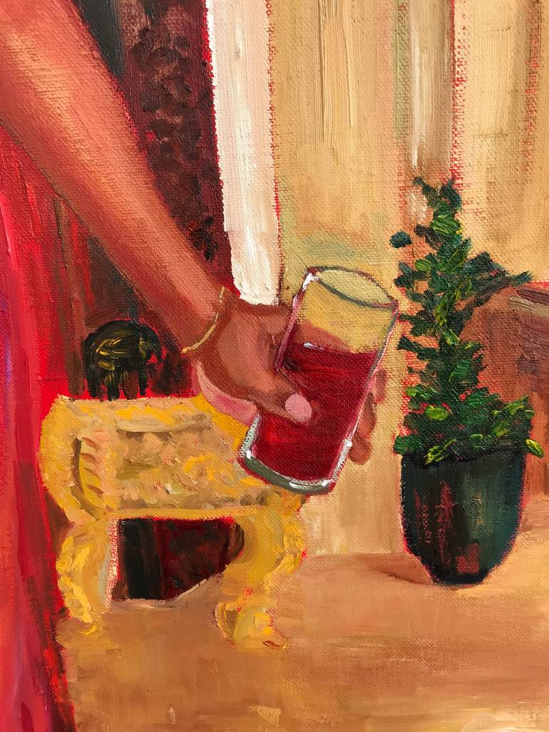 Original Conceptual Fashion Painting by Geeta Yerra