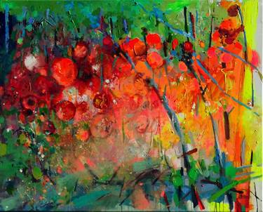Original Abstract Expressionism Landscape Paintings by Grazyna Tarkowska