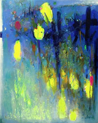Original Abstract Expressionism Landscape Paintings by Grazyna Tarkowska