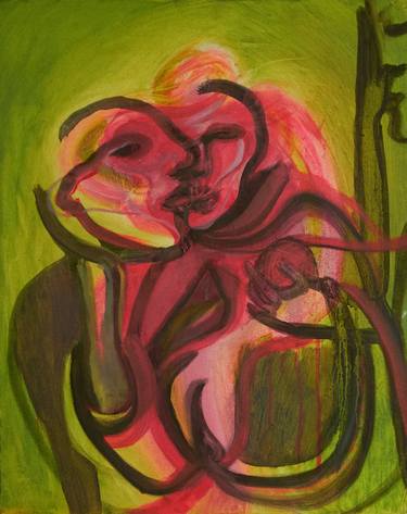 Print of Expressionism Love Paintings by Nadya Polevich