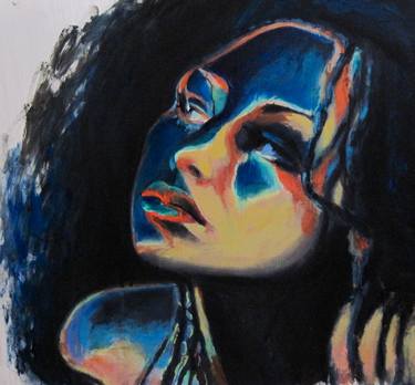 Original Expressionism Portrait Paintings by Nadya Polevich