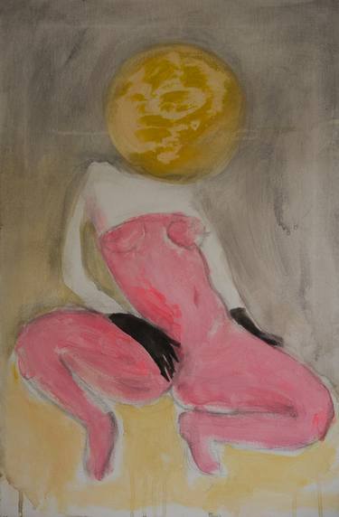 Print of Expressionism Erotic Paintings by Nadya Polevich