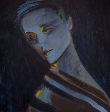 Print of Expressionism Portrait Paintings by Nadya Polevich