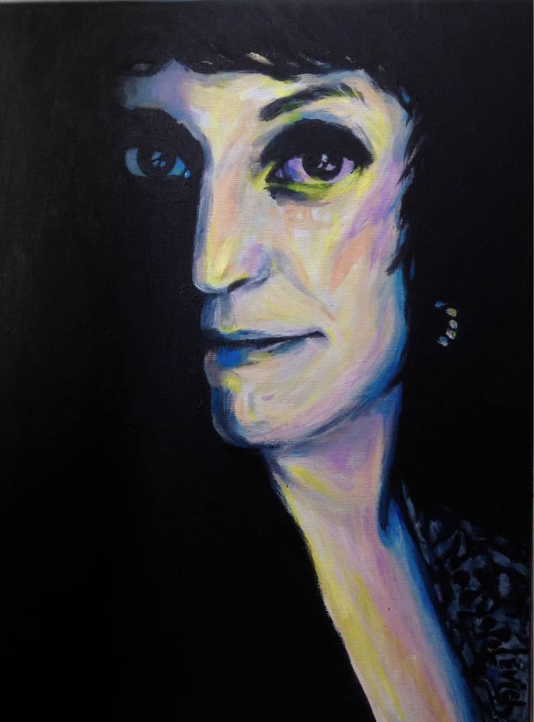 Original Portrait Painting by Nadya Polevich