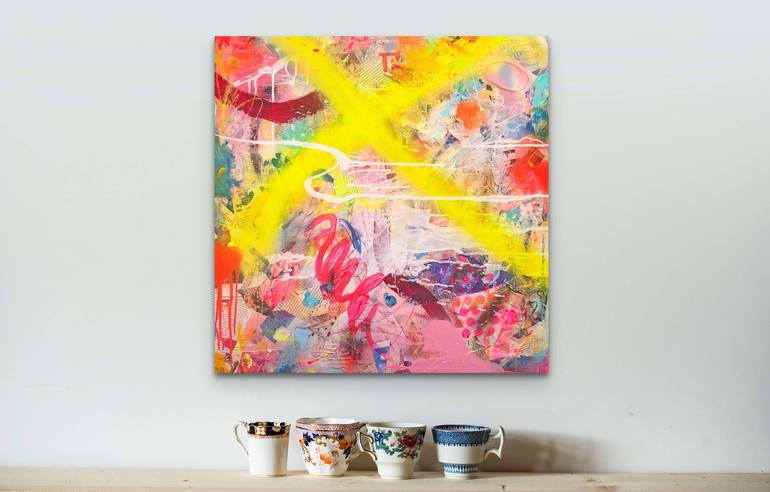 Original Abstract Expressionism Abstract Painting by Amy Smith