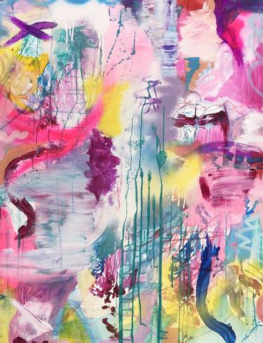 Original Abstract Expressionism Abstract Paintings by Amy Smith