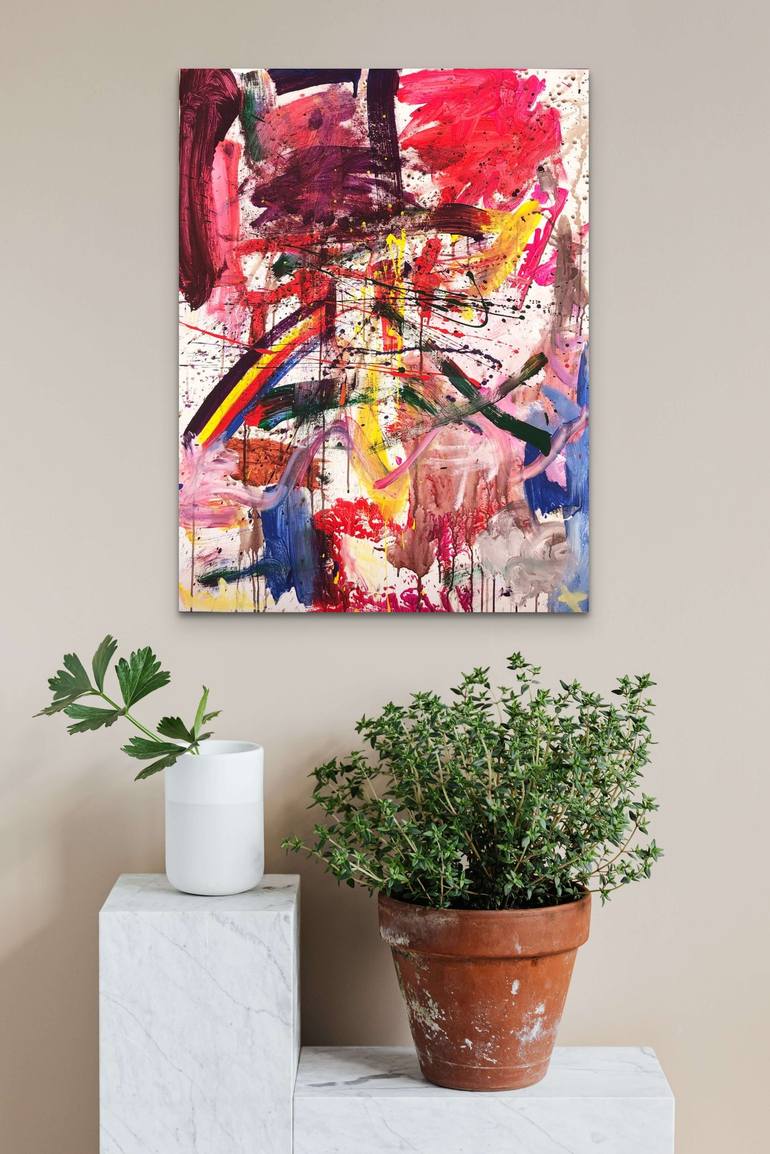 Original Abstract Expressionism Abstract Painting by Amy Smith