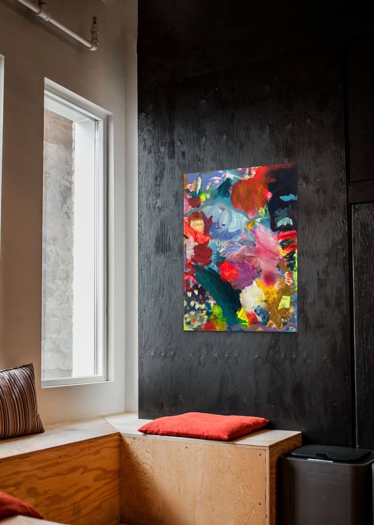 Original Abstract Expressionism Abstract Painting by Amy Smith