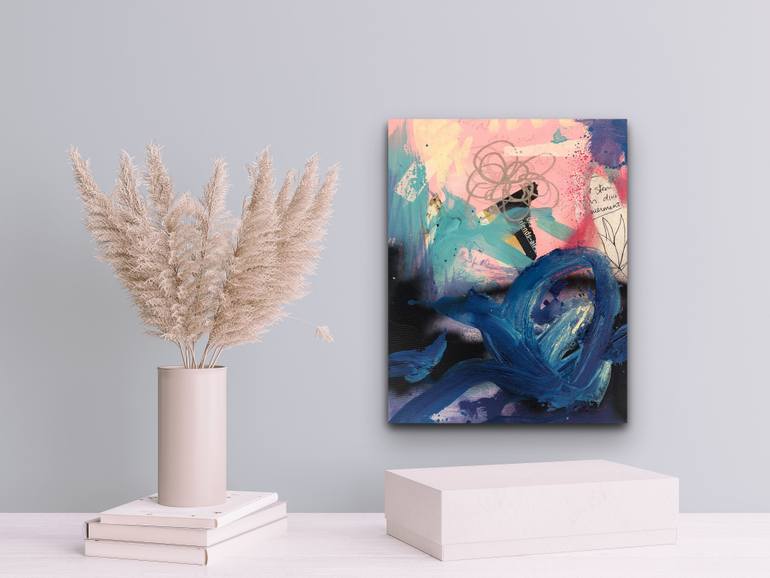 Original Abstract Expressionism Abstract Painting by Amy Smith