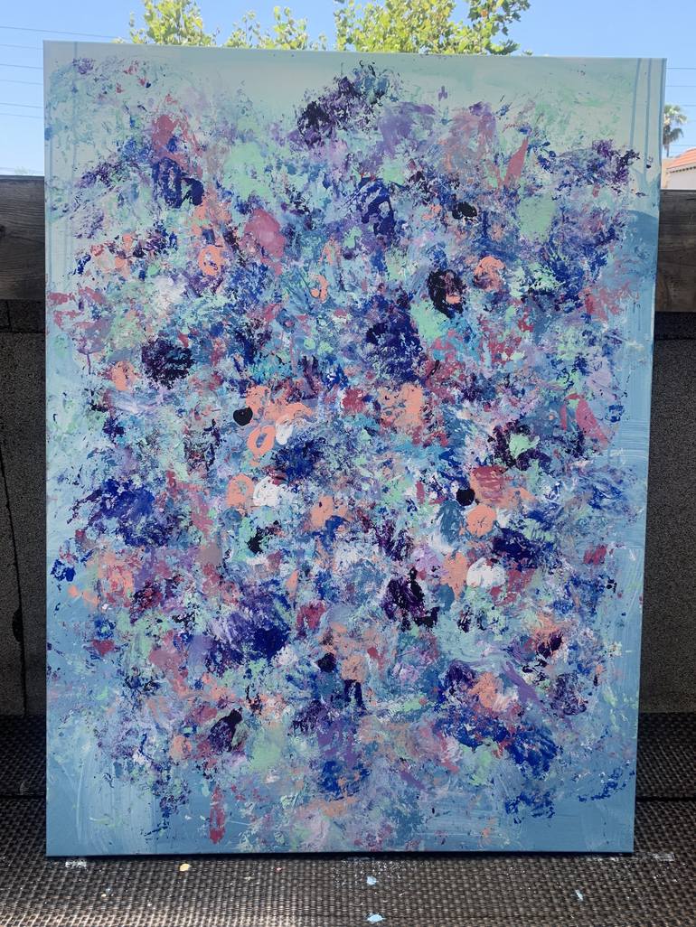 Original Impressionism Abstract Painting by Amy Smith